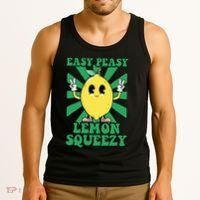 Easy Peasy Lemon Squeezy Lemonade Ceo Funny Lemon Lemonade Tank Top thumb 3