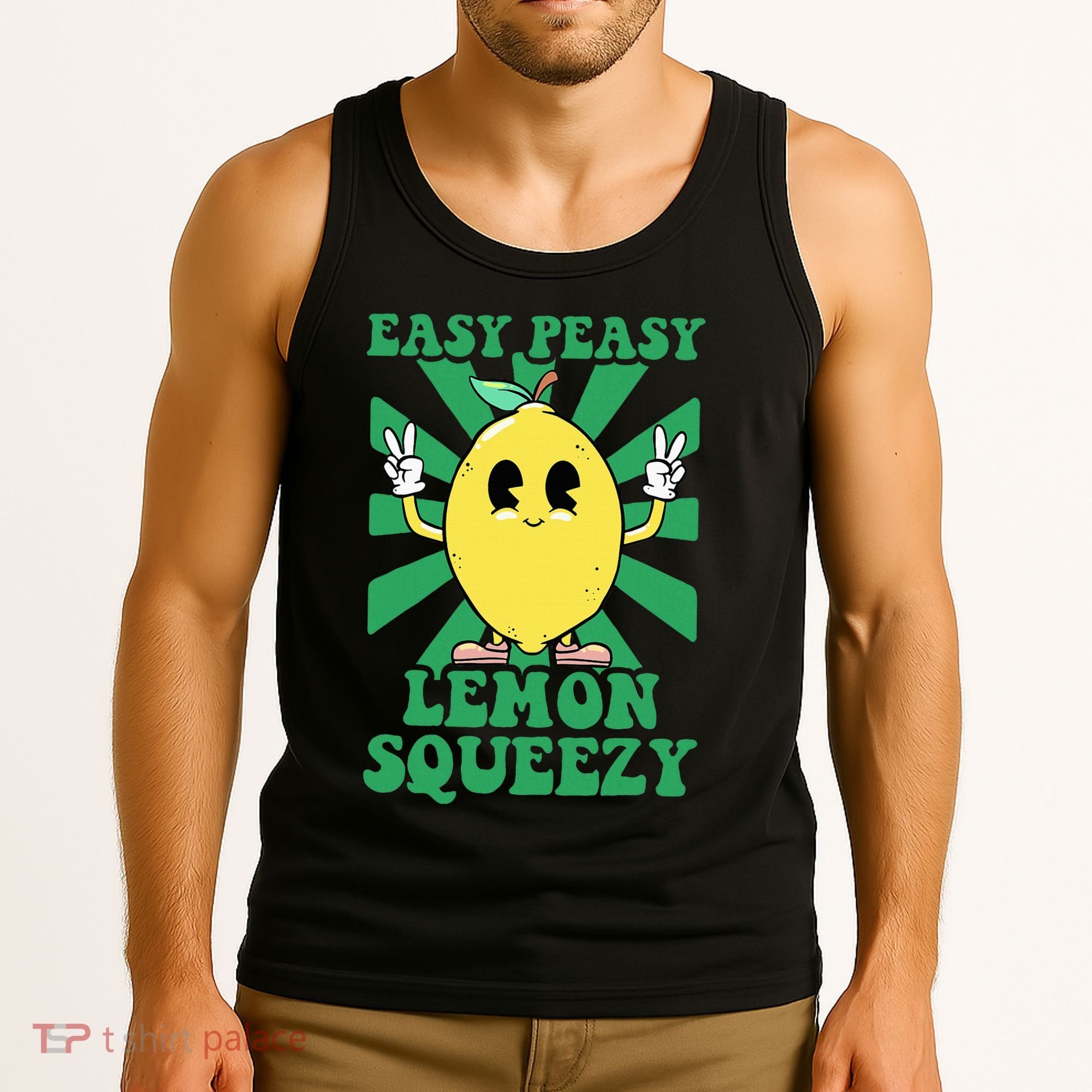 Easy Peasy Lemon Squeezy Lemonade Ceo Funny Lemon Lemonade Tank Top