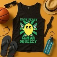 Easy Peasy Lemon Squeezy Lemonade Ceo Funny Lemon Lemonade Tank Top thumb 4