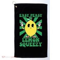 Easy Peasy Lemon Squeezy Lemonade Ceo Funny Lemon Lemonade Golf Towel thumb 0