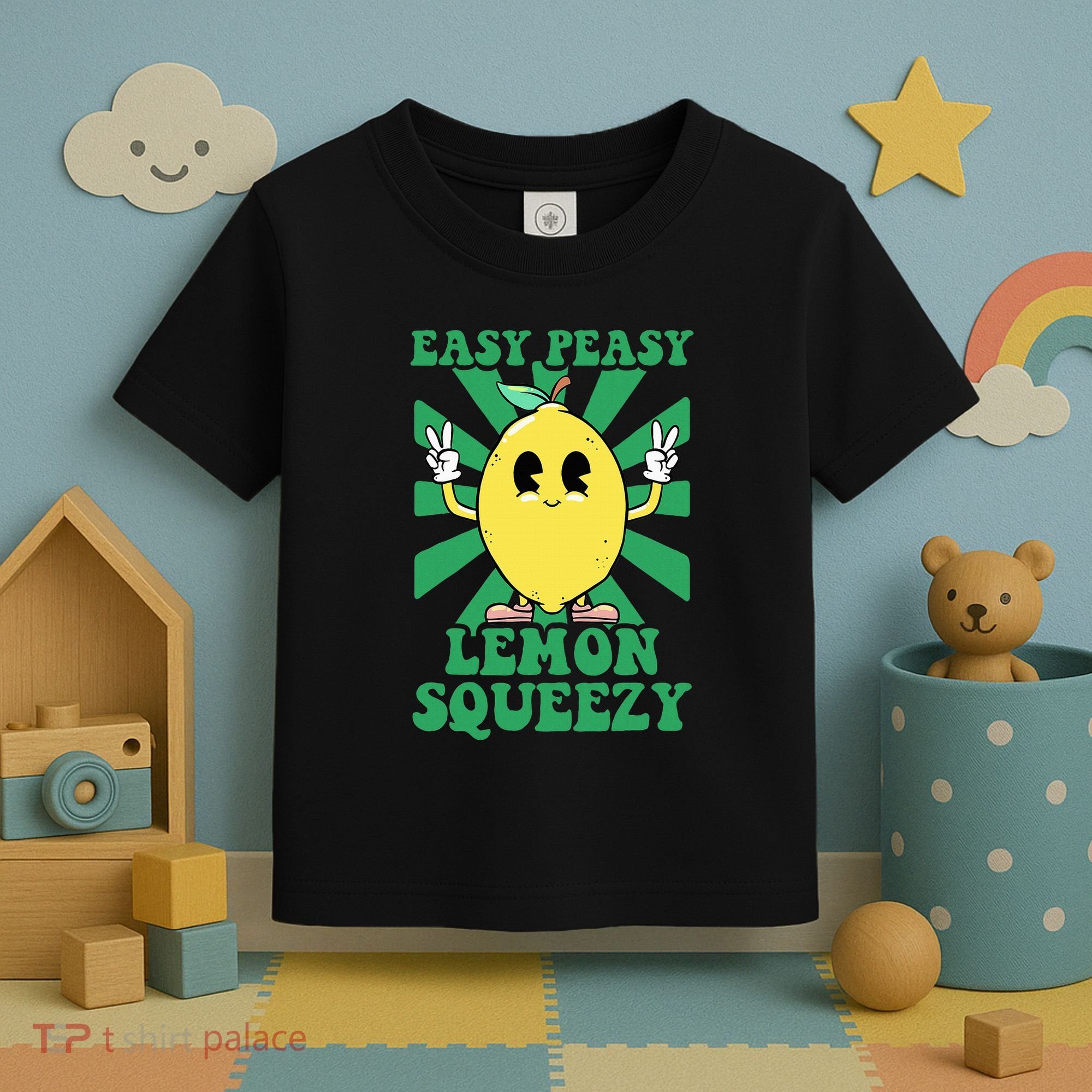 Easy Peasy Lemon Squeezy Lemonade Ceo Funny Lemon Lemonade Toddler T-Shirt