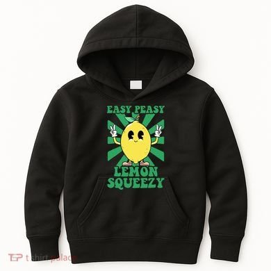 Easy Peasy Lemon Squeezy Lemonade Ceo Funny Lemon Lemonade Kids Hoodie