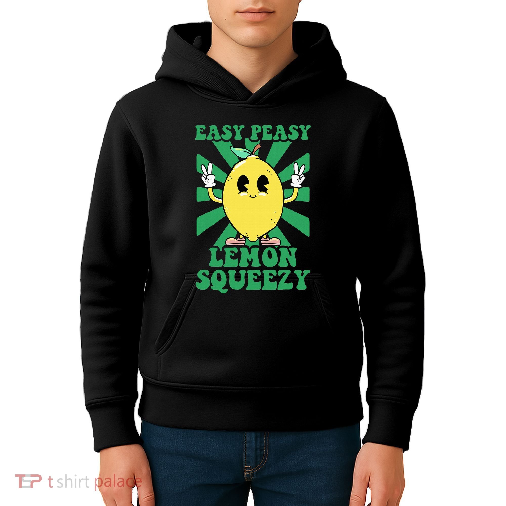 Easy Peasy Lemon Squeezy Lemonade Ceo Funny Lemon Lemonade Kids Hoodie