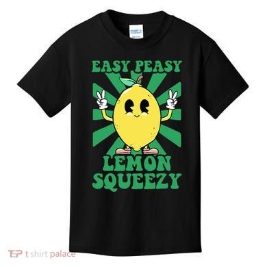 Easy Peasy Lemon Squeezy Lemonade Ceo Funny Lemon Lemonade Kids T-Shirt