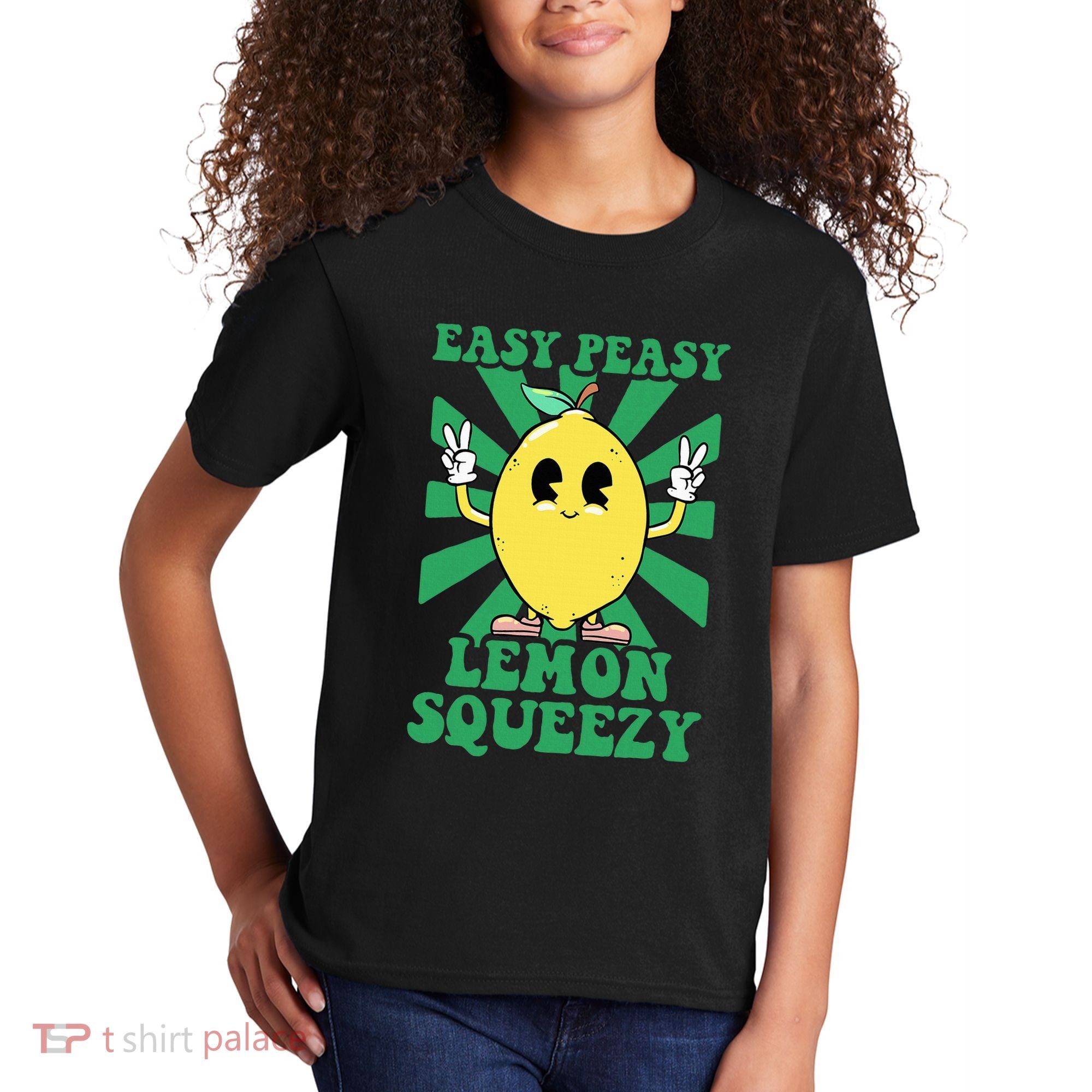 Easy Peasy Lemon Squeezy Lemonade Ceo Funny Lemon Lemonade Kids T-Shirt