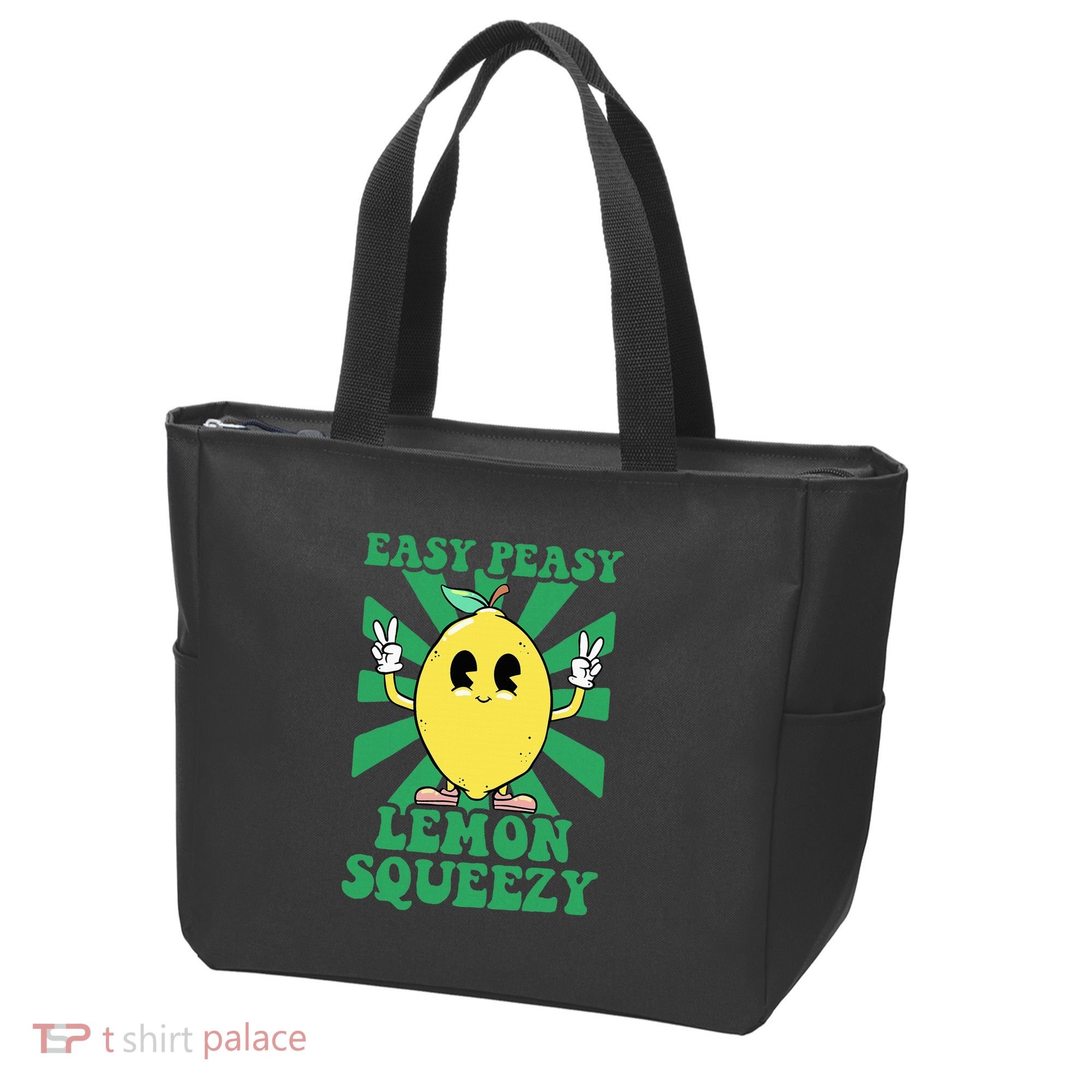 Easy Peasy Lemon Squeezy Lemonade Ceo Funny Lemon Lemonade Tote Bag