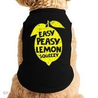 Easy Peasy Lemon Squeezy Funny Lemon Summer Lemonade Doggie Tank thumb 0