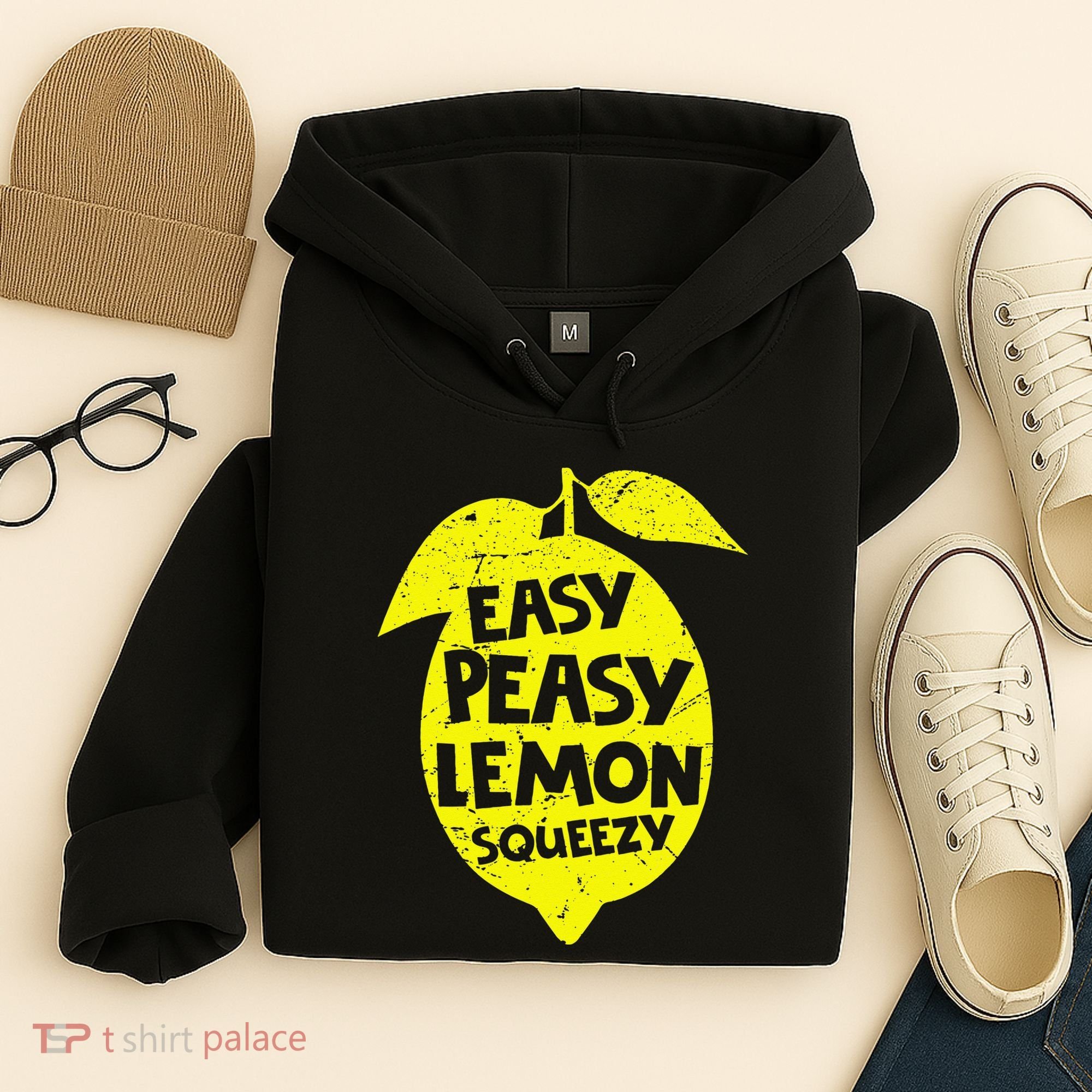 Easy Peasy Lemon Squeezy Funny Lemon Summer Lemonade Hoodie