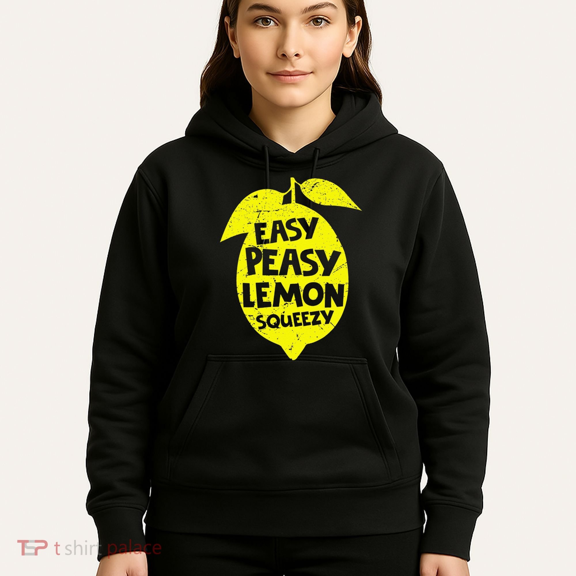 Easy Peasy Lemon Squeezy Funny Lemon Summer Lemonade Hoodie