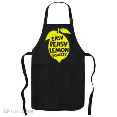 Easy Peasy Lemon Squeezy Funny Lemon Summer Lemonade Apron