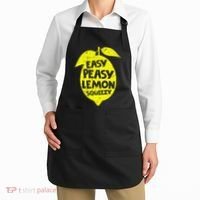 Easy Peasy Lemon Squeezy Funny Lemon Summer Lemonade Apron thumb 2