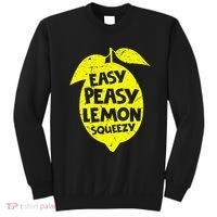 Easy Peasy Lemon Squeezy Funny Lemon Summer Lemonade Sweatshirt thumb 0