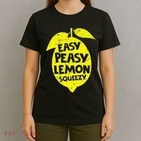 Easy Peasy Lemon Squeezy Funny Lemon Summer Lemonade T-Shirt thumb 4