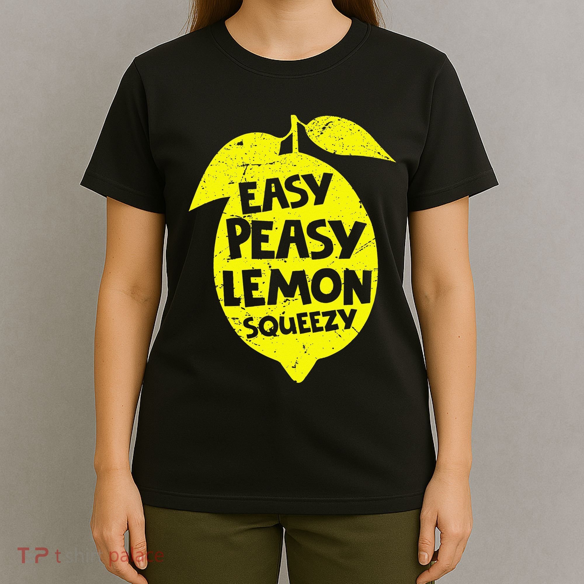 Easy Peasy Lemon Squeezy Funny Lemon Summer Lemonade T-Shirt