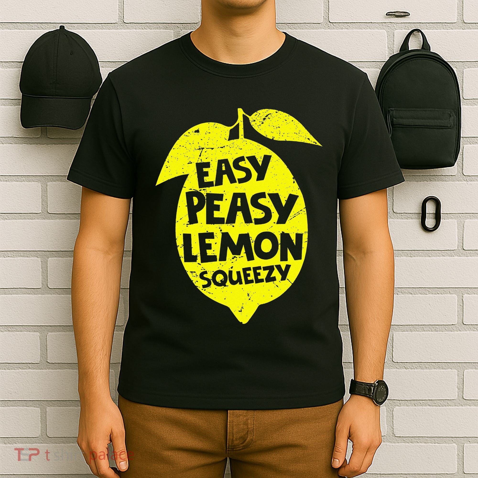 Easy Peasy Lemon Squeezy Funny Lemon Summer Lemonade T-Shirt