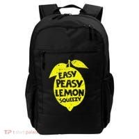 Easy Peasy Lemon Squeezy Funny Lemon Summer Lemonade Backpack thumb 0