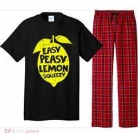 Easy Peasy Lemon Squeezy Funny Lemon Summer Lemonade Pajama Set thumb 0