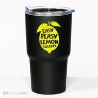 Easy Peasy Lemon Squeezy Funny Lemon Summer Lemonade Tumbler thumb 0