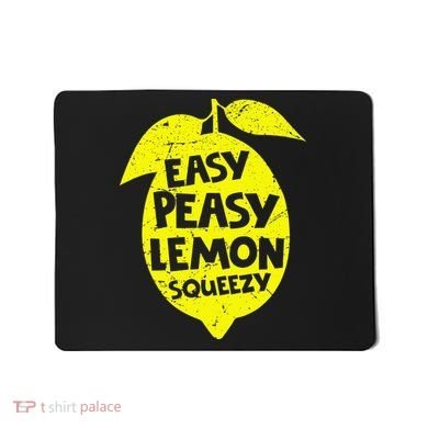 Easy Peasy Lemon Squeezy Funny Lemon Summer Lemonade Mousepad