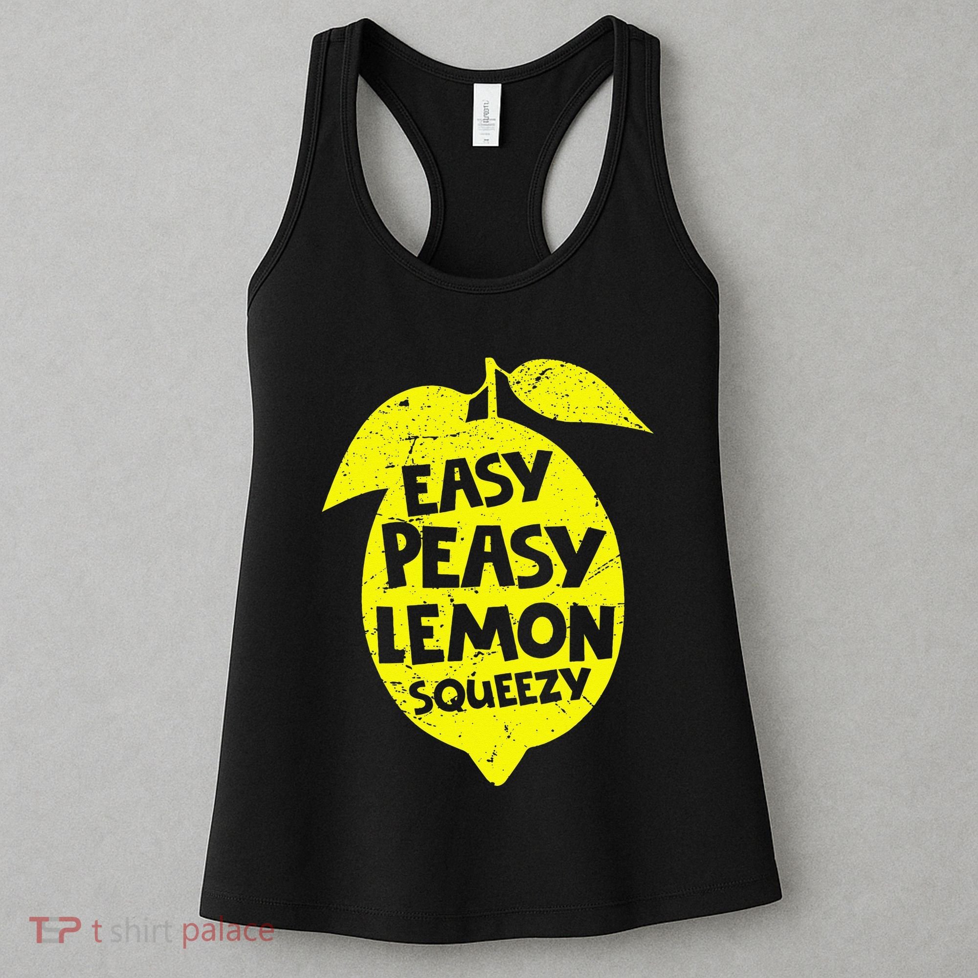 Easy Peasy Lemon Squeezy Funny Lemon Summer Lemonade Women's Tank Top