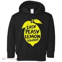 Easy Peasy Lemon Squeezy Funny Lemon Summer Lemonade Toddler Hoodie thumb 0