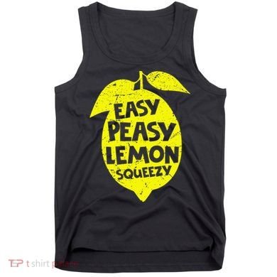 Easy Peasy Lemon Squeezy Funny Lemon Summer Lemonade Tank Top