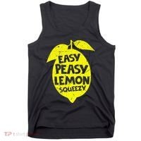 Easy Peasy Lemon Squeezy Funny Lemon Summer Lemonade Tank Top thumb 0
