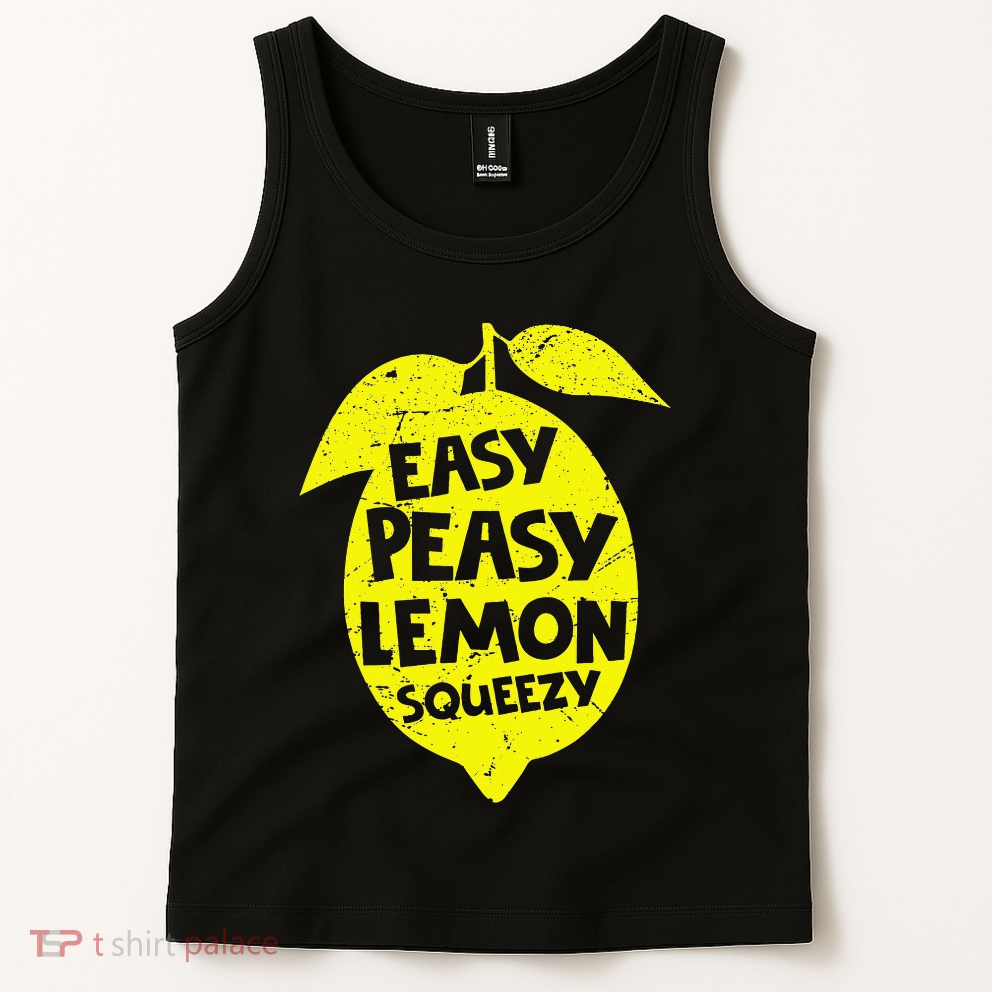Easy Peasy Lemon Squeezy Funny Lemon Summer Lemonade Tank Top