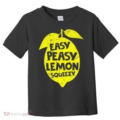 Easy Peasy Lemon Squeezy Funny Lemon Summer Lemonade Toddler T-Shirt