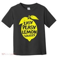 Easy Peasy Lemon Squeezy Funny Lemon Summer Lemonade Toddler T-Shirt thumb 0
