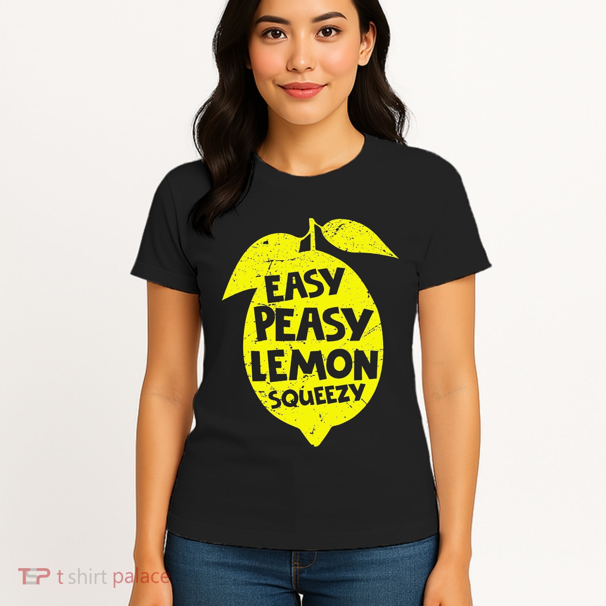 Easy Peasy Lemon Squeezy Funny Lemon Summer Lemonade Women's T-Shirt