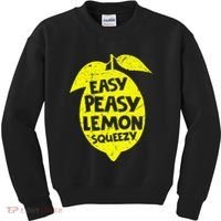 Easy Peasy Lemon Squeezy Funny Lemon Summer Lemonade Kids Sweatshirt thumb 0