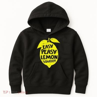 Easy Peasy Lemon Squeezy Funny Lemon Summer Lemonade Kids Hoodie