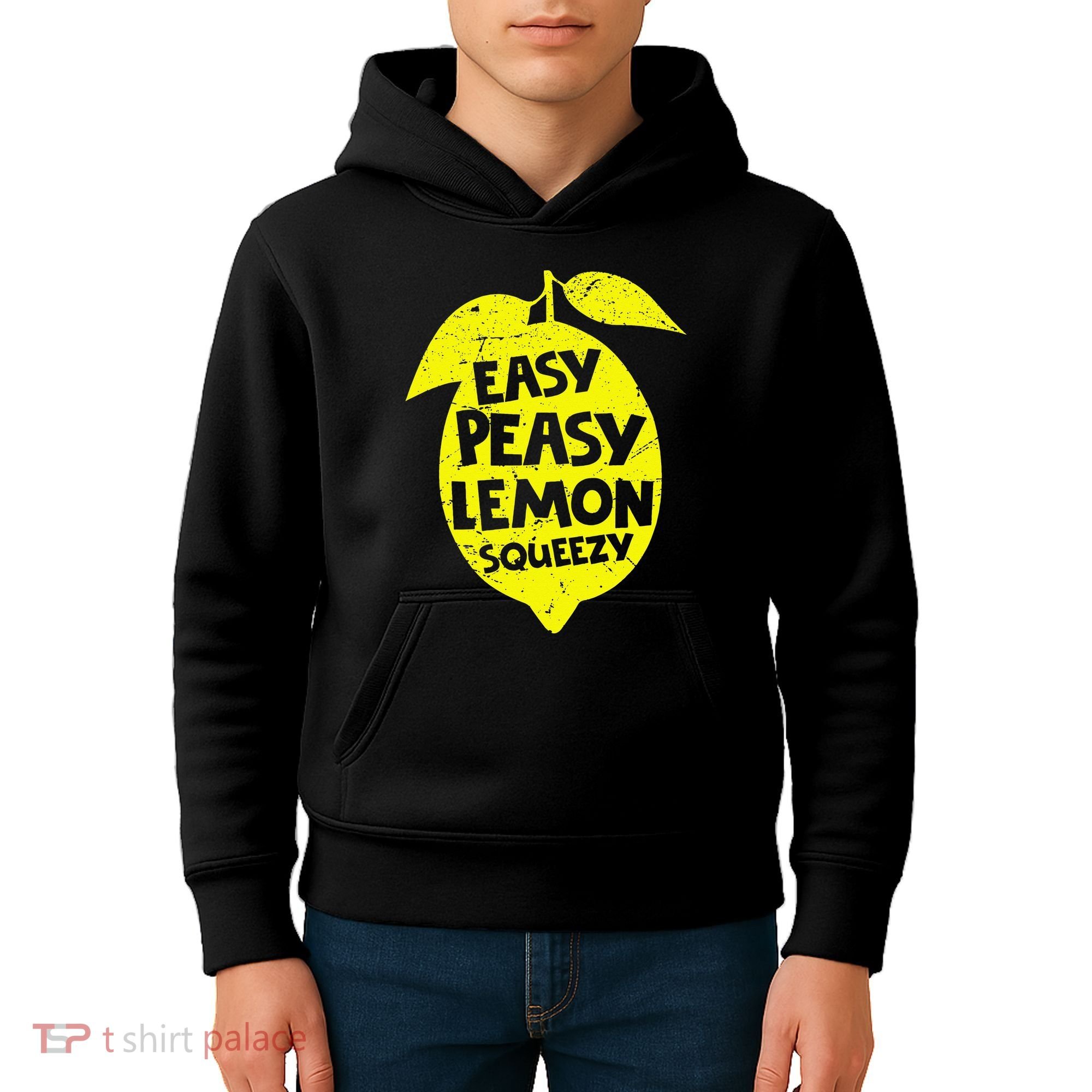 Easy Peasy Lemon Squeezy Funny Lemon Summer Lemonade Kids Hoodie