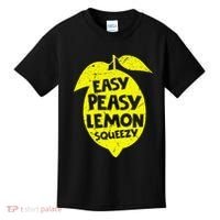 Easy Peasy Lemon Squeezy Funny Lemon Summer Lemonade Kids T-Shirt thumb 0