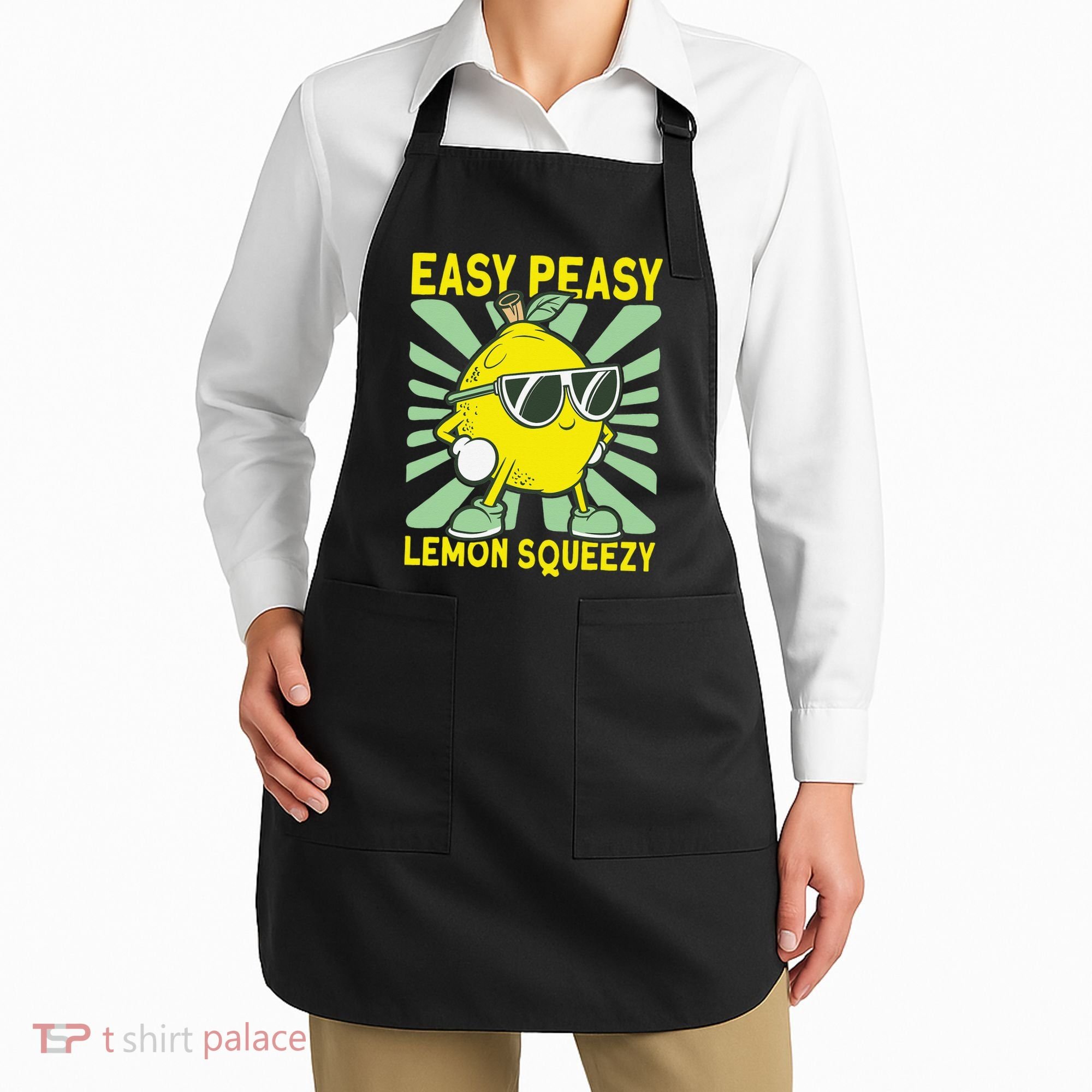 Easy Peasy Lemon Squeezy Lemonade Stand Boss Apron