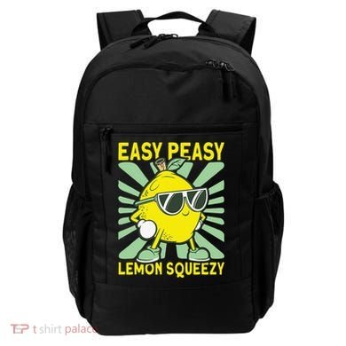 Easy Peasy Lemon Squeezy Lemonade Stand Boss Backpack