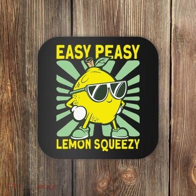 Easy Peasy Lemon Squeezy Lemonade Stand Boss Coaster