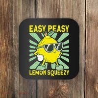 Easy Peasy Lemon Squeezy Lemonade Stand Boss Coaster thumb 0