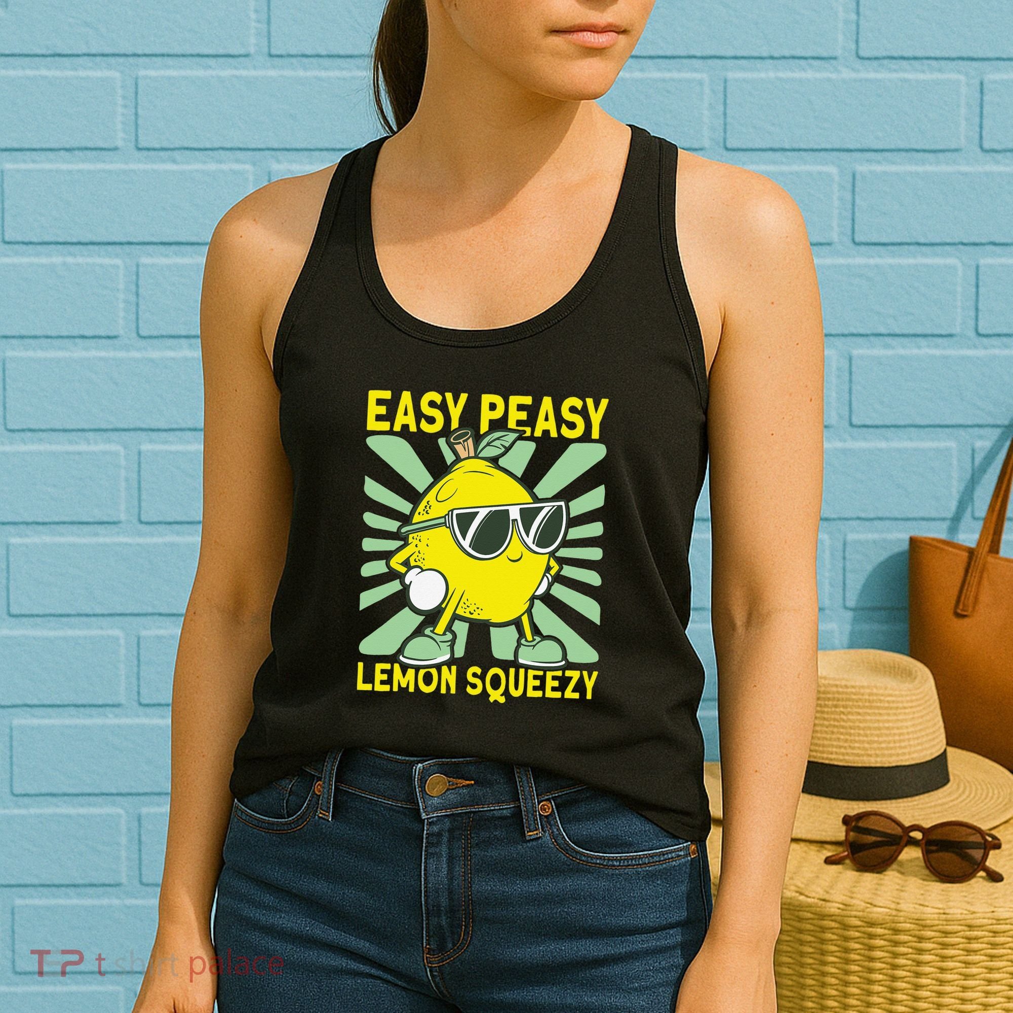 Easy Peasy Lemon Squeezy Lemonade Stand Boss Women's Tank Top