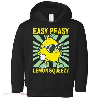 Easy Peasy Lemon Squeezy Lemonade Stand Boss Toddler Hoodie