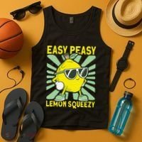 Easy Peasy Lemon Squeezy Lemonade Stand Boss Tank Top thumb 4