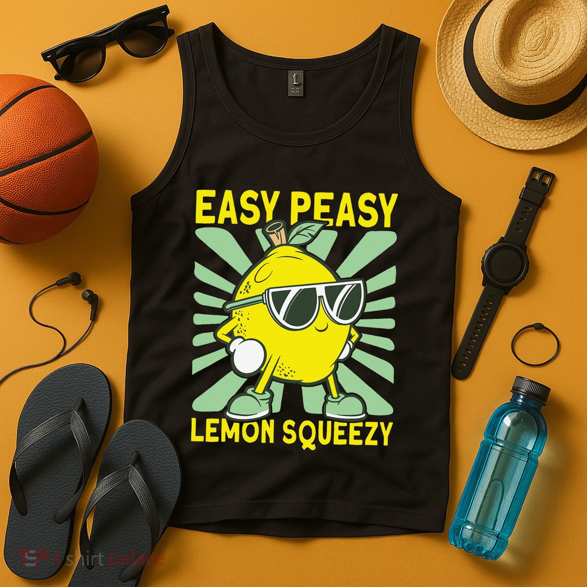 Easy Peasy Lemon Squeezy Lemonade Stand Boss Tank Top