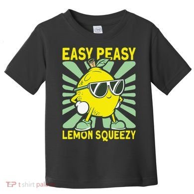 Easy Peasy Lemon Squeezy Lemonade Stand Boss Toddler T-Shirt
