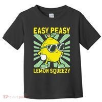 Easy Peasy Lemon Squeezy Lemonade Stand Boss Toddler T-Shirt thumb 0