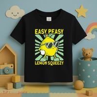Easy Peasy Lemon Squeezy Lemonade Stand Boss Toddler T-Shirt thumb 3