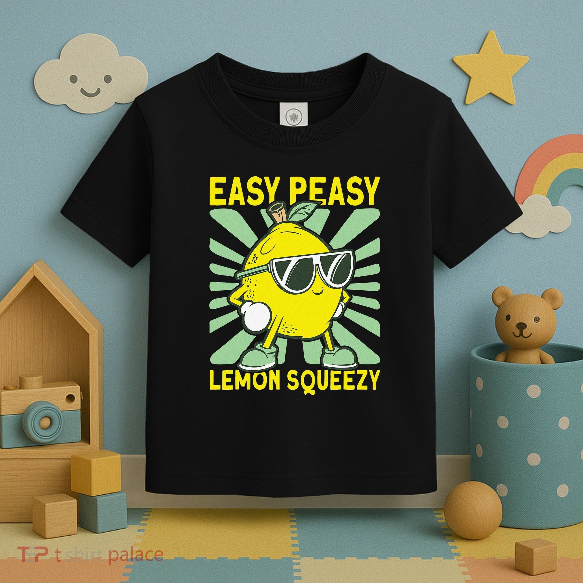 Easy Peasy Lemon Squeezy Lemonade Stand Boss Toddler T-Shirt