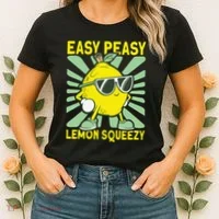 Easy Peasy Lemon Squeezy Lemonade Stand Boss Women's T-Shirt thumb 2