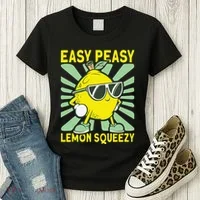 Easy Peasy Lemon Squeezy Lemonade Stand Boss Women's T-Shirt thumb 3