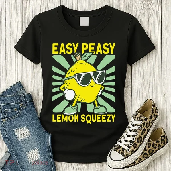 Easy Peasy Lemon Squeezy Lemonade Stand Boss Women's T-Shirt
